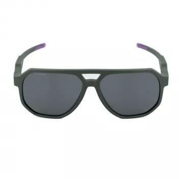 PHILIPP PLEIN SPORT SSP014-61J97P Vīriešu saulesbrilles - Melns rāmis, pelēkas polarizētas lēcas 61/15/135 mm