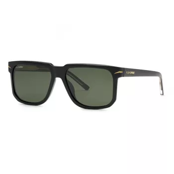 Philipp Plein Sport SSP037-59700P Vīriešu Saulesbrilles ar Polarizētām Lēcām, Melns Rāmis, Pelēkas Lēcas, 59/16/150 mm