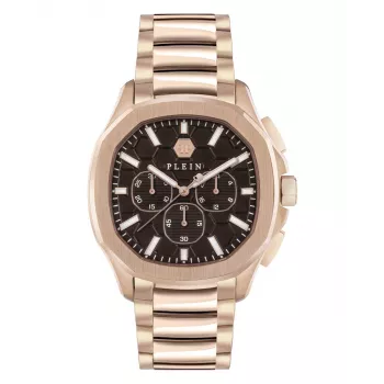 Philipp Plein The Skeleton vīriešu kvarca pulkstenis PWSAA0623 44mm melna silikona siksniņa