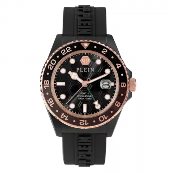 Philipp Plein The Skeleton Men's Quartz Watch PWYBA0823 44mm Black Silicone