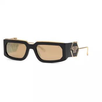 PHILIPP PLEIN Unisex Sunglasses SPP119M58700G - Black Frame Grey Gradient Lens 58mm