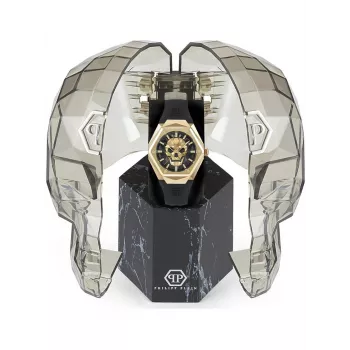 Philipp Plein sieviešu PWADA0224 kvarca analogais pulkstenis 40mm nerūsējošais tērauds