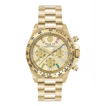 Philipp Plein Sieviešu PWSBA0223 Kvarca Analogais Pulkstenis 38mm Rožu Zelta Krāsas Nerūsējošais Tērauds