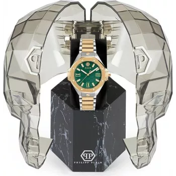 Sieviešu pulkstenis Philipp Plein PWBDA0724 39mm kvarca nerūsējošais tērauds silikons melns