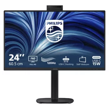Philips 24B2U3301H 23,8 inch IPS Full HD monitors ar USB-C centrmezglu, iebūvētu tīmekļkameru un skaļruņiem
