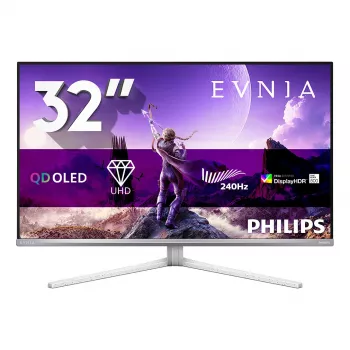 Philips 32M2N8900P/00 31.5 collu 4K OLED spēļu monitors – 240Hz, 0.03ms, HDR, USB-C Hub