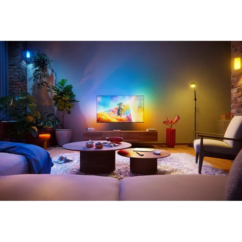 Philips 65PQS8501/12 65 collu QLED Ambilight Smart TV 4K UHD Titan OS Melns
