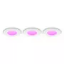 Philips Hue White & Color Ambiance Slim Recessed Light S x3 - White