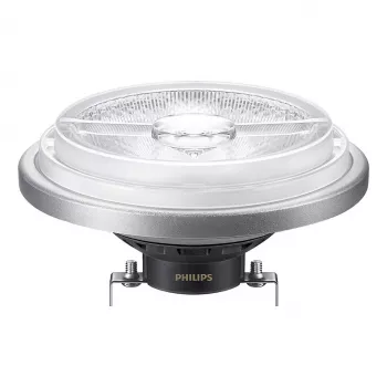 Philips MASTER ExpertColor 10.8W LED AR111 Reflektors G53 40° Silts Balts 2700K Dimmable