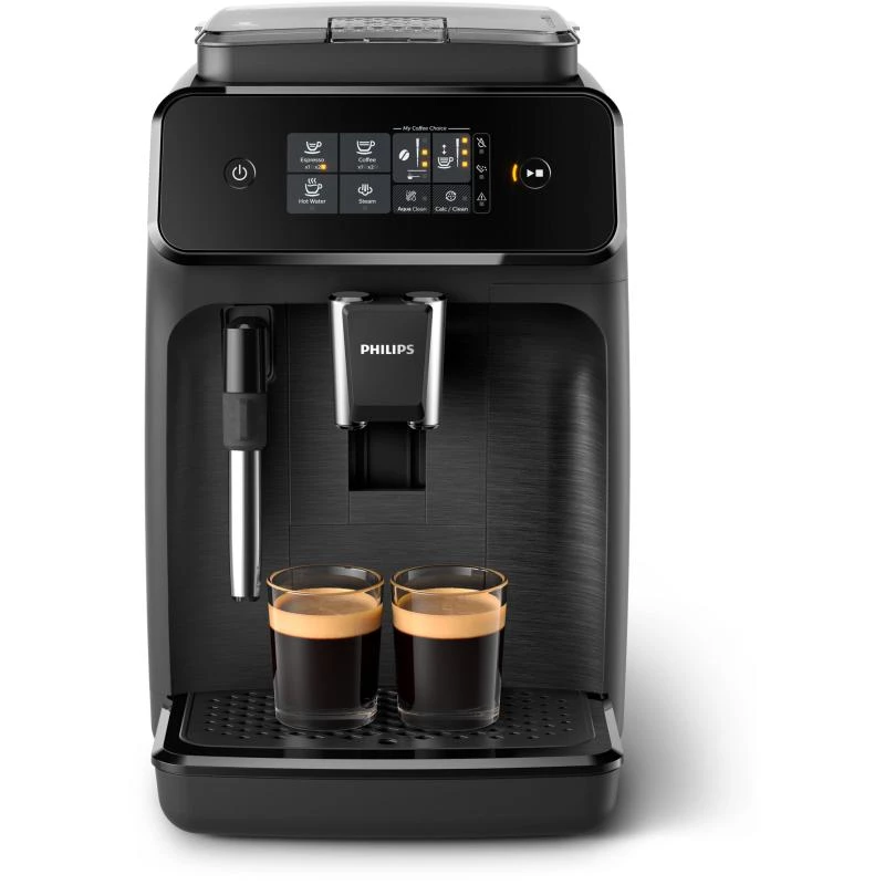 Philips Series 1200 EP1220/00 pilnībā automātiskā espresso kafijas automāts ar Cappuccinatore, melns