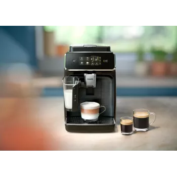 Philips Series 2300 LatteGo Fully Automatic Espresso Machine EP2339/40 Black/Silver