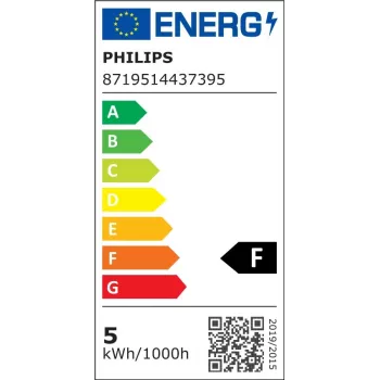 Philips Smart P45 E27 Wi-Fi LED Spuldze – 40W ekvivalents, balta un RGB gaisma, 4.9W, 470lm