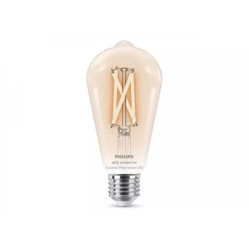 Philips Smart WFB 60W ST64 E27 927-65 CL 1PF/6 LED Spuldze ar Maināmu Balto Gaismu un Wi-Fi