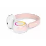 Philips TAK4200PK/00 Pink On-Ear Wireless Headphones with LED Lights, 28h Battery, 85dB Volume Limit