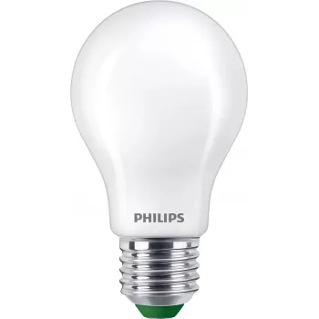 Philips Ultra Efficient LED E27 A60 7.3W = 100W 2700K Warm White Frosted 3-Pack