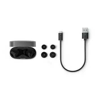 PHILIPS TAT2000BK/00 True Wireless In-Ear austiņas ar uzlādes futrāli, IPX4, Bluetooth 5.0, melnas