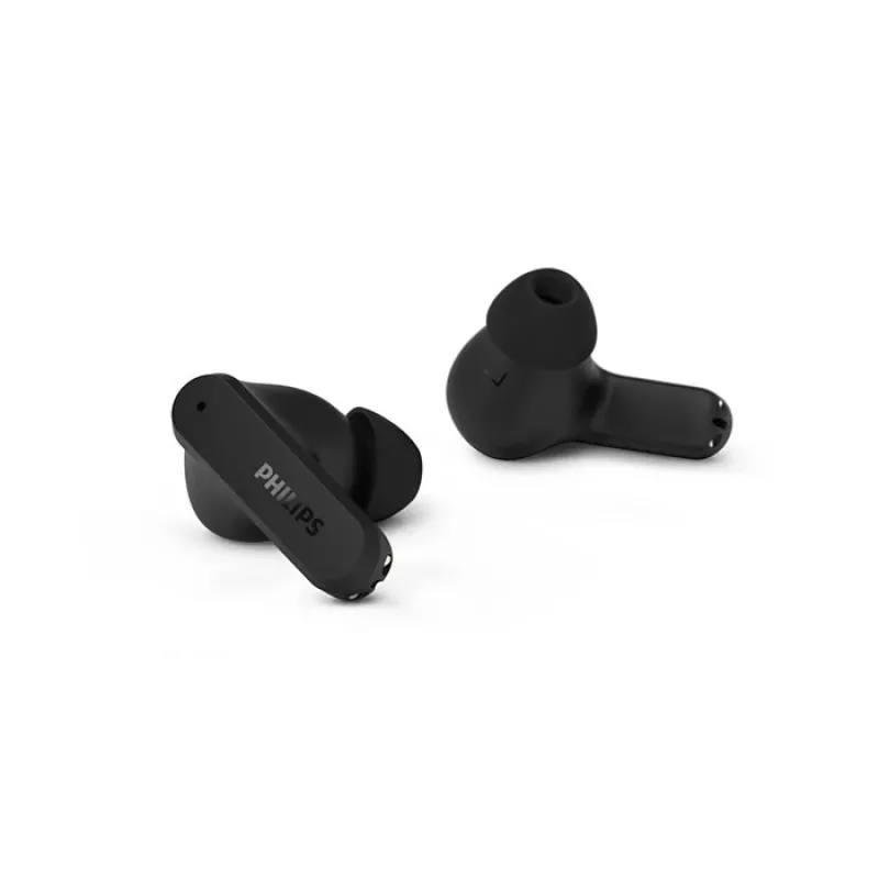 PHILIPS TAT2000BK/00 True Wireless In-Ear austiņas ar uzlādes futrāli, IPX4, Bluetooth 5.0, melnas