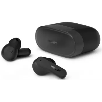PHILIPS TAT2000BK/00 True Wireless In-Ear austiņas ar uzlādes futrāli, IPX4, Bluetooth 5.0, melnas