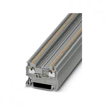 Phoenix 3208100 PT 1,5/S caurvadu spaiļu bloks, Push-in, 1,5 mm², pelēks