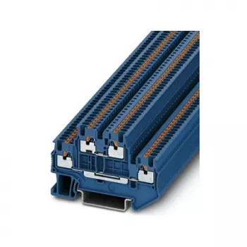 Phoenix 3208524 PTTB 1,5/S BU divu līmeņu spiedpogu spaiļu bloks, zils
