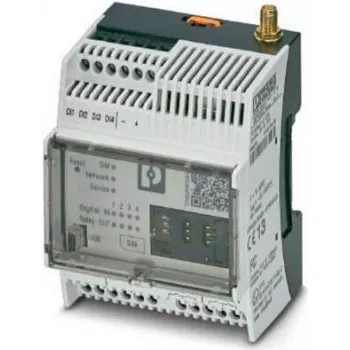 Phoenix Contact 1038567 industriālais mobilā tīkla moduļa modulis, 4G LTE, GSM, GPRS, EDGE, DIN sliedes montāža, pelēks