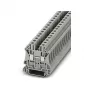 Phoenix Contact 3044131 UT 6 caurvadu spaiļu bloks, skrūvju savienojums, 6 mm², 1000 V, 41 A, pelēks