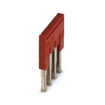 Phoenix Contact FBS 4-5 4 pozīciju spraudņu tilts, sarkans, 32 A, 500 V
