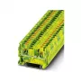 Phoenix Contact PT 4-PE aizsargvada spaiļu bloks, Push-in, 4 mm², zaļi-dzeltens
