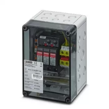PHOENIX CONTACT Pārsprieguma aizsardzības ierīču kaste 1 MPPT, Type 1/Type 2, 1000 V DC, IP65