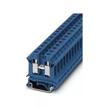 Phoenix UK 10 N BU Caurvada spaiļu bloks, zils, skrūvju savienojums, 10 mm², 800 V, 57 A, DIN sliedei