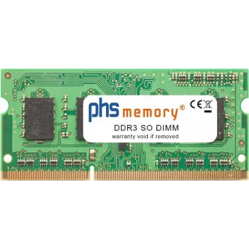 PHS-memory 4GB DDR3L 1600MHz SO-DIMM atmiņas modulis uz Samsung M471B5173EB0-YK0 bāzes SP157520