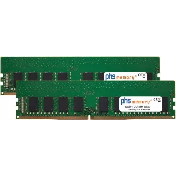 PHS-memory 64GB (2x32GB) komplekts DDR4 ECC UDIMM 2400MHz PC4-19200E RAM atmiņa QNAP TVS-682 SP570504