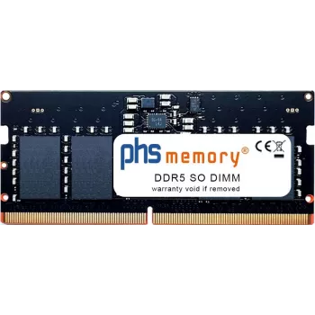 PHS-memory 8GB DDR5 SO-DIMM 5600MHz PC5-44800S Non-ECC Unbuffered 1Rx8 CL46 atmiņas modulis Asus Mini Tower SFF V501SV-03100U054W (SP622503)