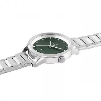Pierre Cardin Vīriešu Pulkstenis CCP.5028 (45mm) Nerūsējošā Tērauda Korpuss, Melns Ciparnīca, Ādas Siksniņa