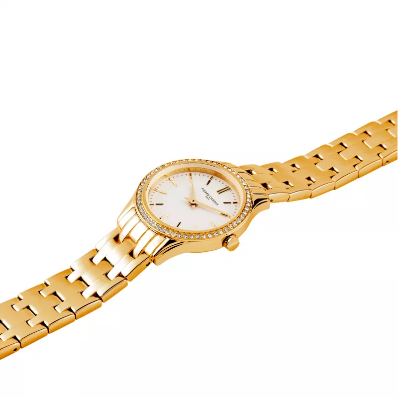 Pierre Cardin sieviešu analogs kvarca pulkstenis CF.0607.SE.G (30mm)