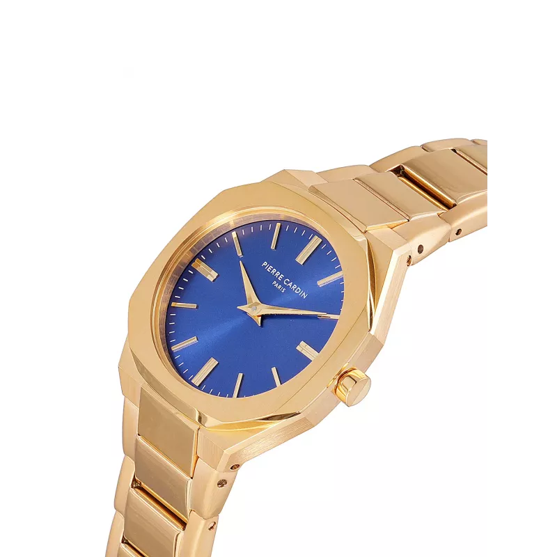 Pierre Cardin sieviešu kvarca analogais pulkstenis CF.1008.MG.2 32mm sudraba nerūsējošā tērauda sieta aproce
