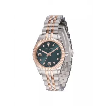 Pierre Cardin sieviešu pulkstenis CF.1012.MU.2 - 28mm rozā zelta nerūsējošā tērauda sieta aproce