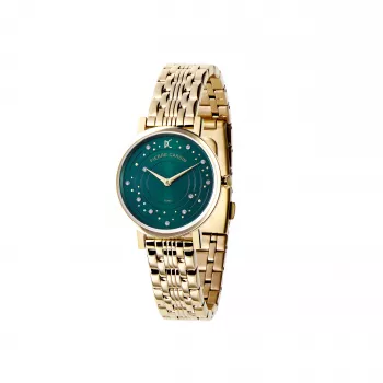 Pierre Cardin sieviešu kvarca pulkstenis CCM.0552 sudraba nerūsējošā tērauda sietiņš 32mm