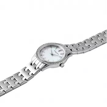 Pierre Cardin Sieviešu kvarca pulkstenis CF.0611.SJ Sudraba nerūsējošā tērauda sietiņš 30mm