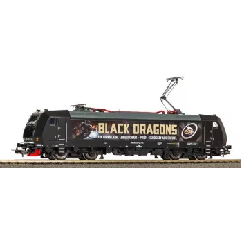 PIKO 57877 H0 elektriskā lokomotīve 185 329 Black Dragons VI