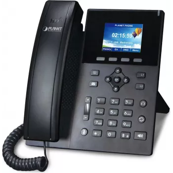 PLANET VIP-1260PT — augstas izšķirtspējas video IP telefons ar 3MP kameru un 6 līniju LCD