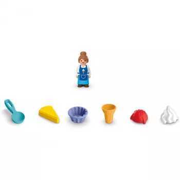 PLAYMOBIL 72006 JUNIOR Smilšu saldējuma kafejnīca