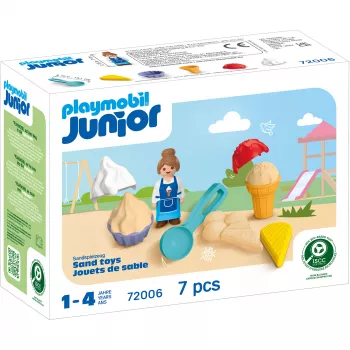PLAYMOBIL 72006 JUNIOR Smilšu saldējuma kafejnīca
