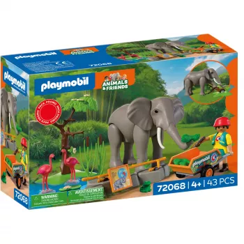 PLAYMOBIL 72068 Zilonis ar zvērkopju