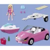 Playmobil 72123 Barbie Cabrio Convertible Car Toy
