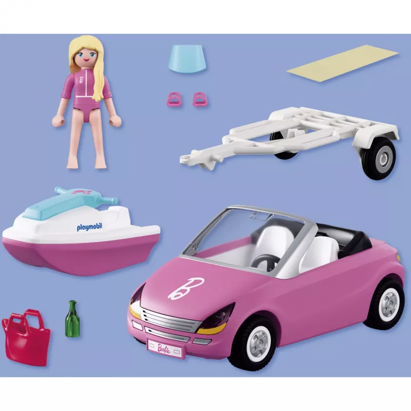 Playmobil 72123 Barbie Cabrio Convertible Car Toy