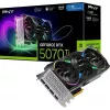 PNY GeForce RTX 5070 Ti EPIC-X RGB 16GB videokarte, trīs ventilatori, 3x DisplayPort un HDMI