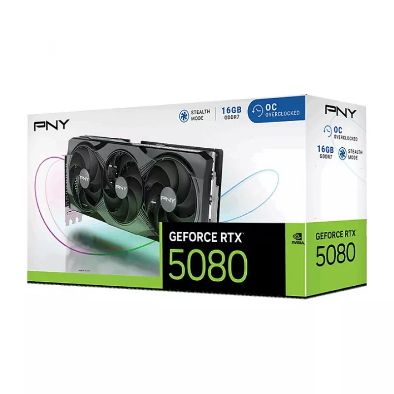 PNY GeForce RTX 5080 OC grafiskā karte