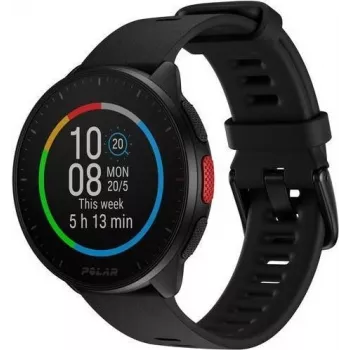 Polar Pacer GPS skriešanas pulkstenis - Night Black - S/L Strap - 1,2 inch MIP Displejs - 32MB - Bluetooth