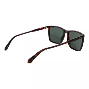 POLAROID vīriešu saulesbrilles PLD4180S58086 Havana brūnas polarizētas taisnstūra